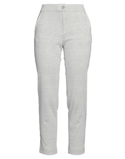 Diana Gallesi Woman Pants Light Grey Size 10 Polyester, Viscose, Polyamide, Elastane