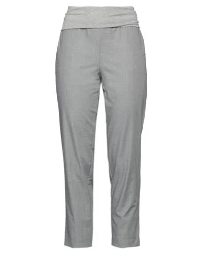Diana Gallesi Woman Pants Light Grey Size 2 Polyester, Viscose, Elastane