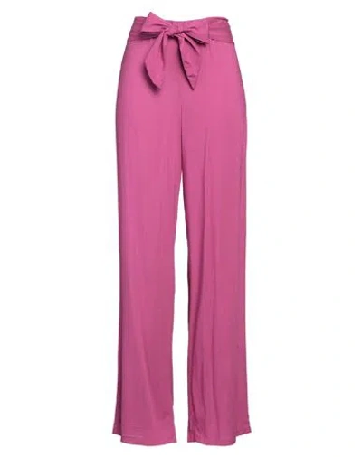 Diana Gallesi Woman Pants Light Purple Size 10 Viscose