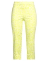 Diana Gallesi Woman Pants Lime Green Size 6 Cotton, Elastane In Green