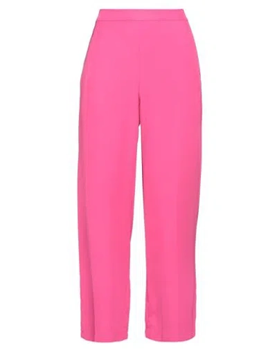 DIANA GALLESI DIANA GALLESI WOMAN PANTS MAGENTA SIZE 4 POLYESTER, ELASTANE