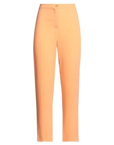 Diana Gallesi Woman Pants Mandarin Size 10 Polyester In Orange