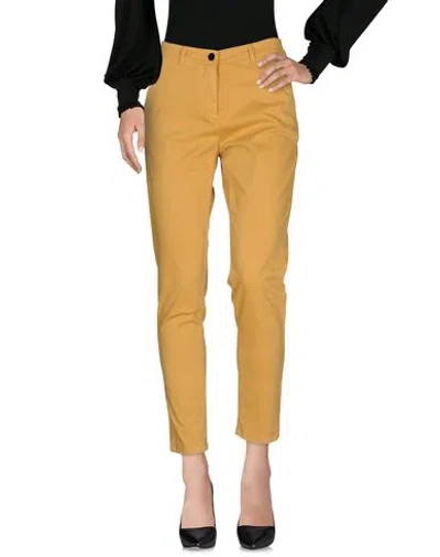 Diana Gallesi Woman Pants Marigold Size 8 Cotton, Elastane In Neutral