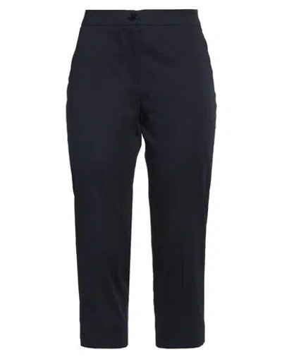 Diana Gallesi Woman Pants Midnight Blue Size 8 Cotton, Polyester, Elastane In Blue