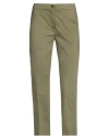 Diana Gallesi Woman Pants Military Green Size 2 Cotton, Polyamide, Elastane