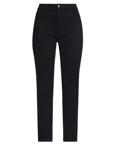Diana Gallesi Woman Pants Navy Size 10 Cotton, Elastane In Navy Blue