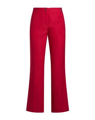Diana Gallesi Woman Pants Red Size 8 Polyester, Elastane