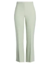 Diana Gallesi Woman Pants Sage Green Size 10 Polyester, Viscose, Wool, Elastane In Neutral