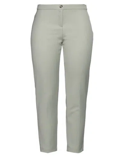Diana Gallesi Woman Pants Sage Green Size 12 Polyester, Viscose, Elastane