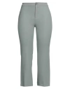 Diana Gallesi Woman Pants Sage Green Size 10 Polyester, Viscose, Wool, Elastane