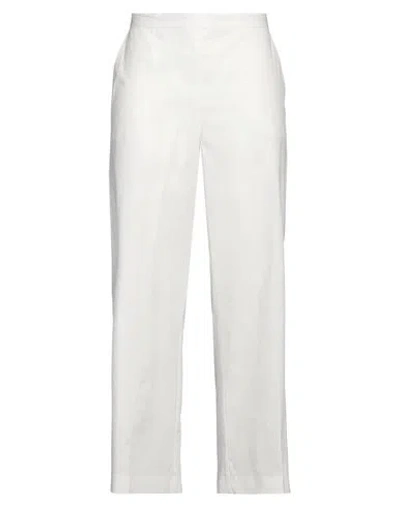 Diana Gallesi Woman Pants White Size 10 Cotton, Elastane