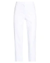 Diana Gallesi Woman Pants White Size 2 Cotton, Polyamide, Elastane