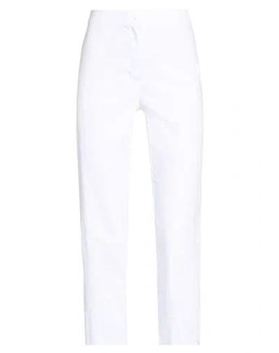 Diana Gallesi Woman Pants White Size 2 Cotton, Polyamide, Elastane