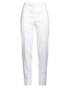 Diana Gallesi Woman Pants White Size 8 Cotton, Polyester, Elastane