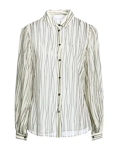 Diana Gallesi Woman Shirt Off White Size 6 Polyester