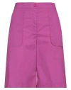 Diana Gallesi Woman Shorts & Bermuda Shorts Garnet Size 10 Cotton In Red