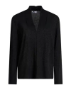 Diana Gallesi Woman Sweater Black Size 16 Viscose, Polyamide, Polyester, Elastane