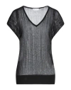 Diana Gallesi Woman Sweater Black Size M Viscose, Polyamide