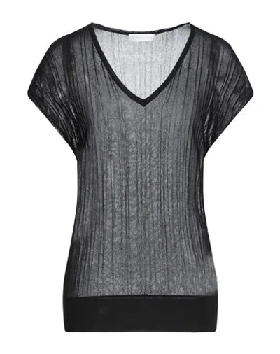 Diana Gallesi Woman Sweater Black Size M Viscose, Polyamide