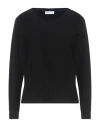 Diana Gallesi Woman Sweater Black Size M Viscose, Polyester, Polyamide, Elastane