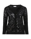 Diana Gallesi Woman Sweater Black Size S Viscose, Polyester In Black
