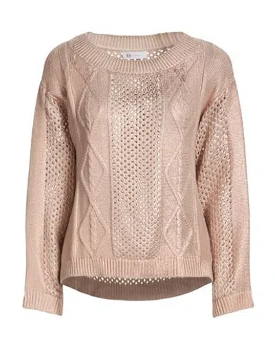 Diana Gallesi Woman Sweater Copper Size S Cotton, Acrylic In Pink