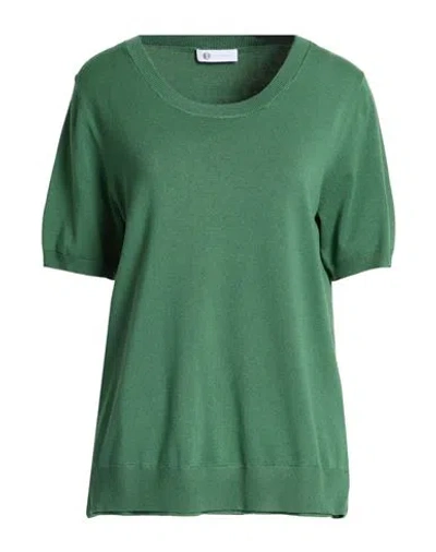 Diana Gallesi Woman Sweater Green Size L Viscose, Polyamide