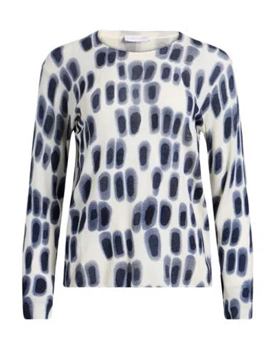 Diana Gallesi Woman Sweater Ivory Size M Wool In Multi