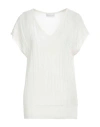 Diana Gallesi Woman Sweater Ivory Size L Viscose, Polyamide In White