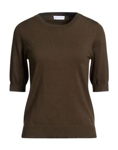 Diana Gallesi Woman Sweater Military Green Size S Polyester, Acrylic, Viscose, Polyamide