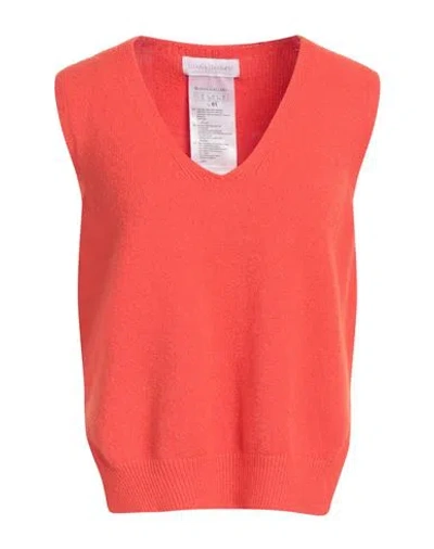 Diana Gallesi Woman Sweater Orange Size 1 Viscose, Polyester, Polyamide