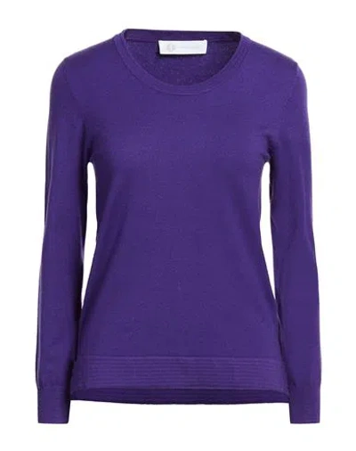 Diana Gallesi Woman Sweater Purple Size S Polyester, Viscose, Acrylic, Polyamide
