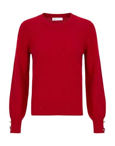 Diana Gallesi Woman Sweater Red Size Xl Acrylic, Polyamide, Viscose, Cashmere