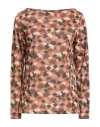 Diana Gallesi Woman Sweater Rust Size 10 Polyester, Metallic Fiber, Polyamide, Elastane In Red