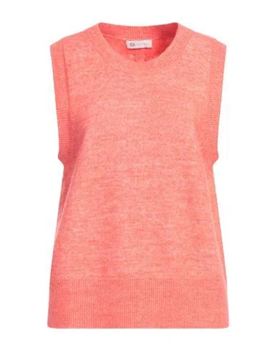 Diana Gallesi Woman Sweater Salmon Pink Size Xl Polyamide, Acrylic, Wool