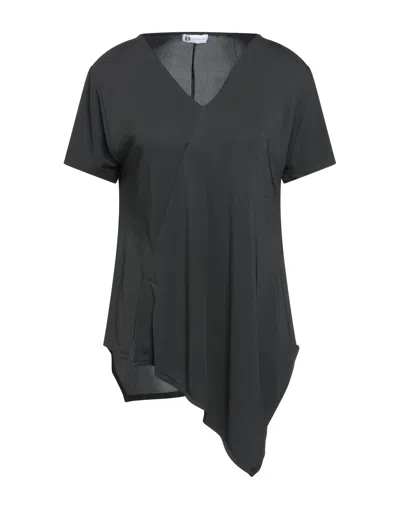 Diana Gallesi Woman T-shirt Lead Size 10 Polyester In Grey