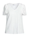 Diana Gallesi Woman T-shirt White Size 12 Viscose, Polyamide In White