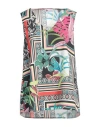 Diana Gallesi Woman Top Black Size 12 Cotton, Elastane In Black