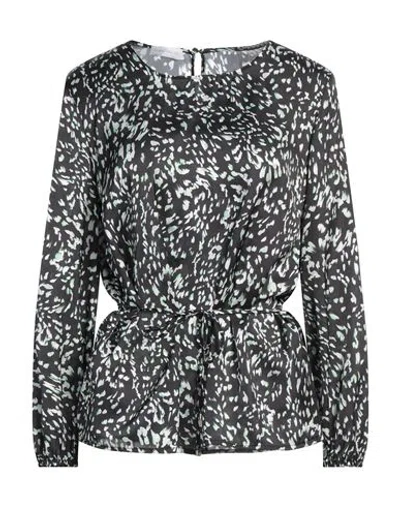 Diana Gallesi Woman Top Black Size 14 Polyester
