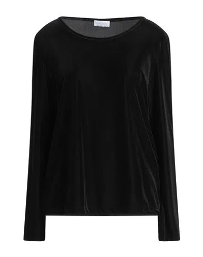 Diana Gallesi Woman Top Black Size 12 Polyester, Elastane