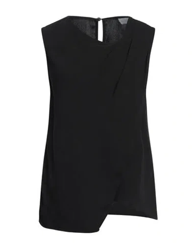 Diana Gallesi Woman Top Black Size 4 Polyester