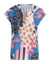 Diana Gallesi Woman Blouse Bright Blue Size 4 Viscose In Blue