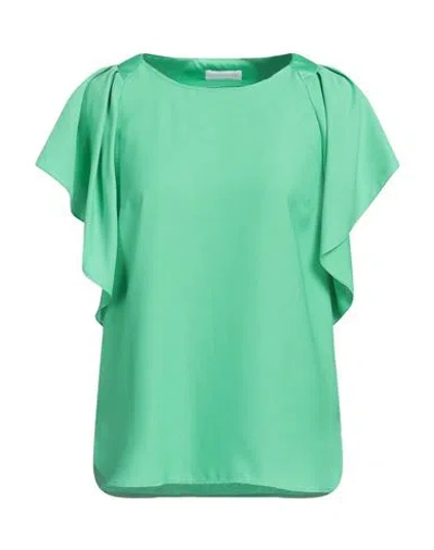 Diana Gallesi Woman Top Green Size 4 Polyester