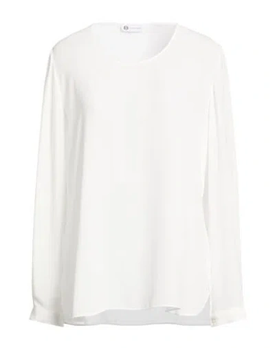 Diana Gallesi Woman Top White Size 16 Polyester
