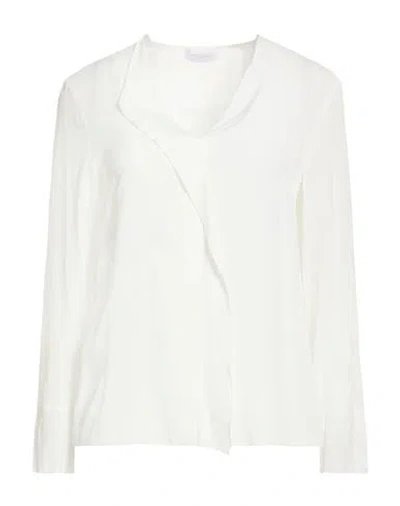 Diana Gallesi Woman Top White Size 8 Viscose