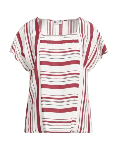 Diana Gallesi Woman Top White Size 8 Viscose, Linen