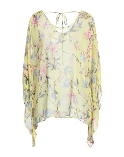 Diana Gallesi Woman Top Yellow Size 2 Polyester