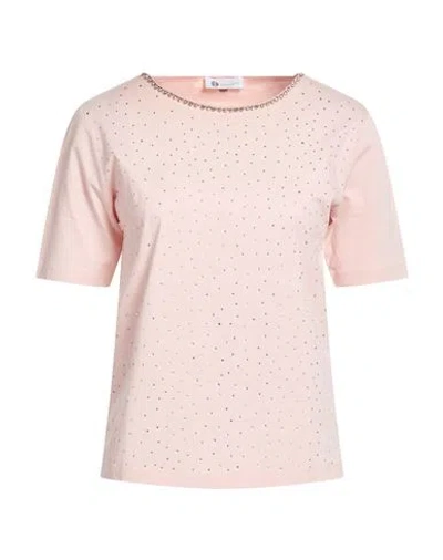Diana Gallesi Woman T-shirt Pink Size 4 Cotton