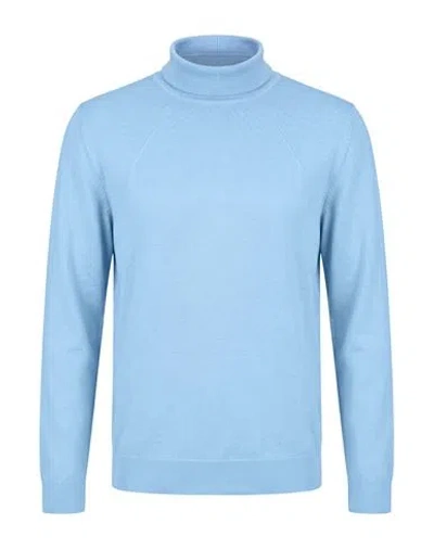 Diana Gallesi Woman Turtleneck Light Blue Size L Wool