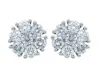 Diana M. 0.50 Diamond Cluster Studs In Silver